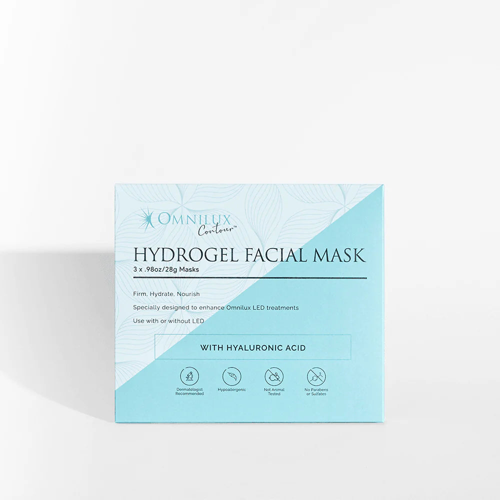 Omnilux Hydrogel Facial Mask 3 Pack